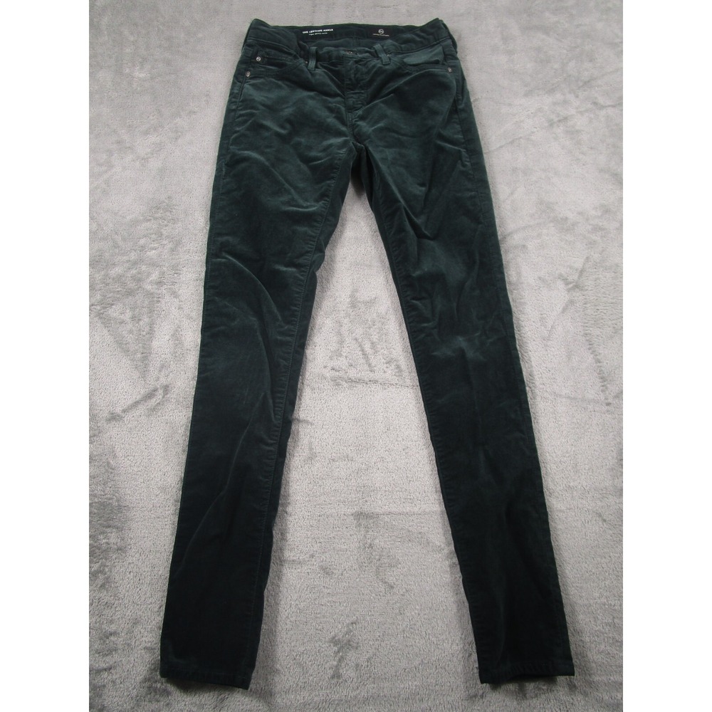 Adriano Goldschmied Jeans Womens‎ 24 Green Legging Ankle Super Skinny